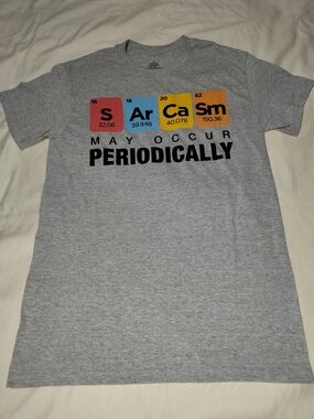 Gray 'Sarcasm May Occur Periodically' Graphic Tee